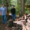 Splitting more wood