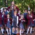 Matilda with classmates