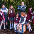 Trunchbull intimidating Matilda and Classmates